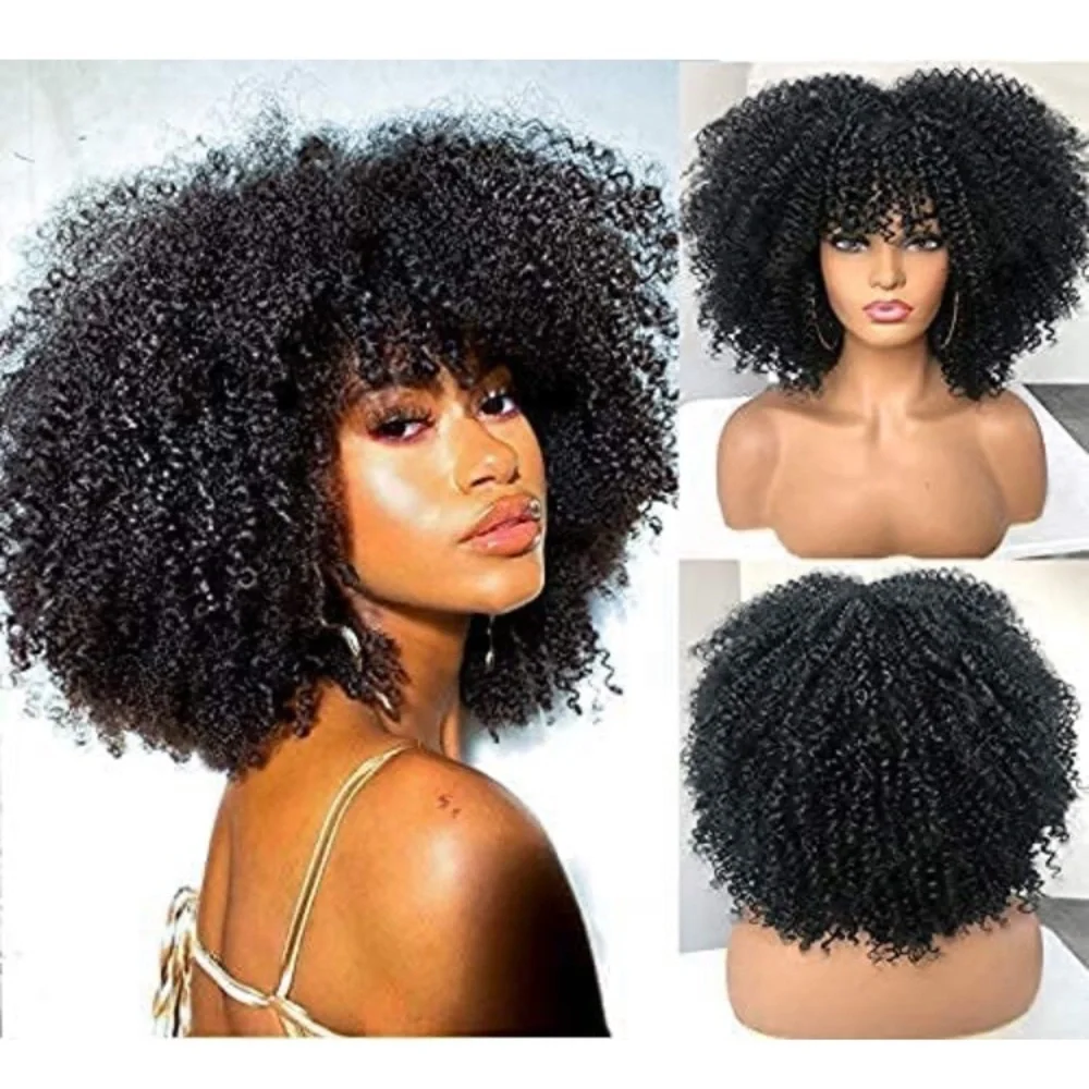 Short Kinky Curly Afro Wig